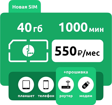 SIM-карта Мегафон 550 Москва и МО