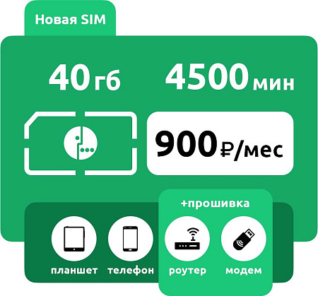 SIM-карта Мегафон 900 Cибирь